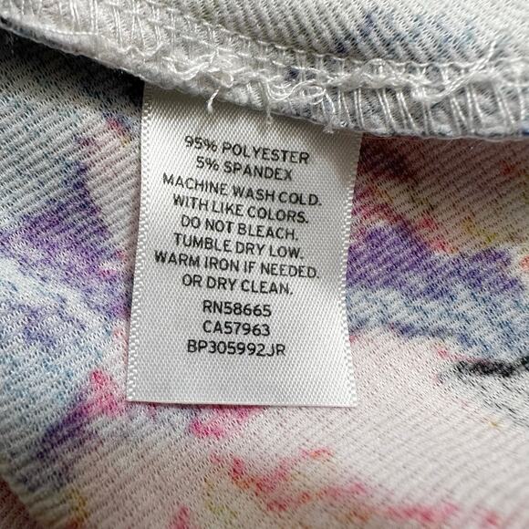 Frenchi Nordstrom Floral Print Skater Dress Back Cut Out Multicolor Small Casual - Picture 8 of 8